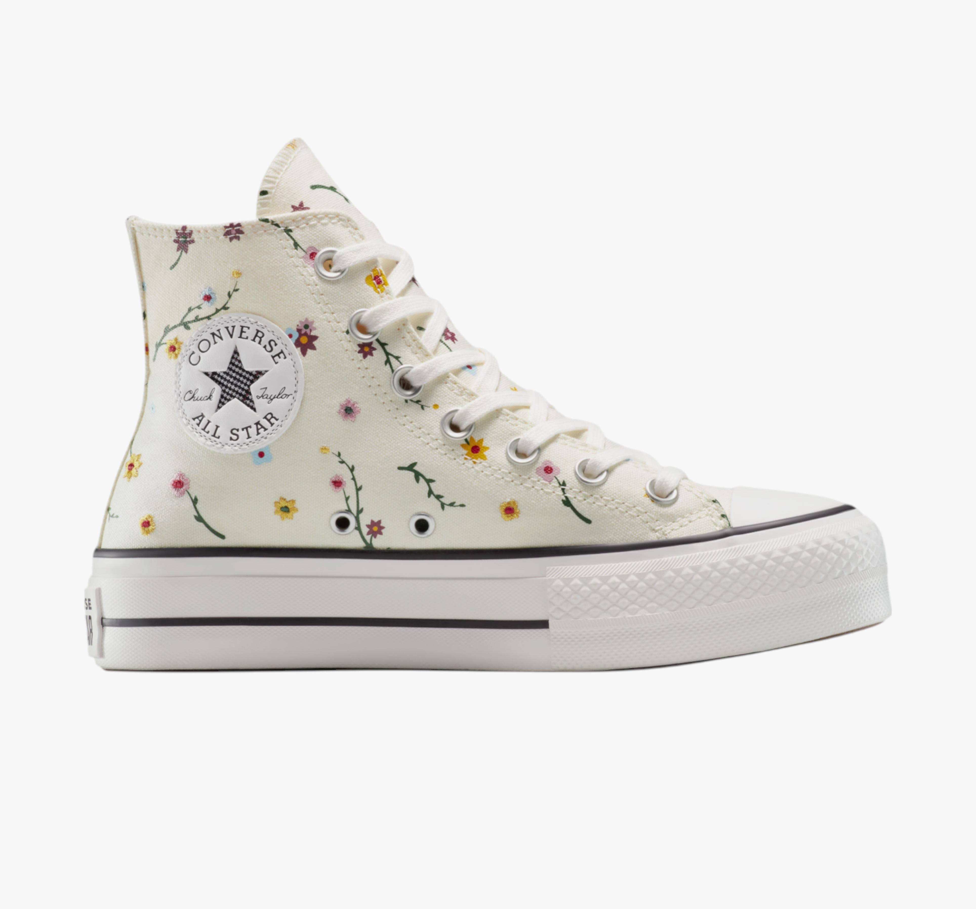 Chuck Taylor All Star Lift Platform Embroidered Blooms