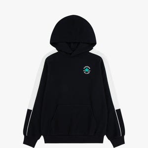 PIPING & COLOR BLOCK PO HOODIE