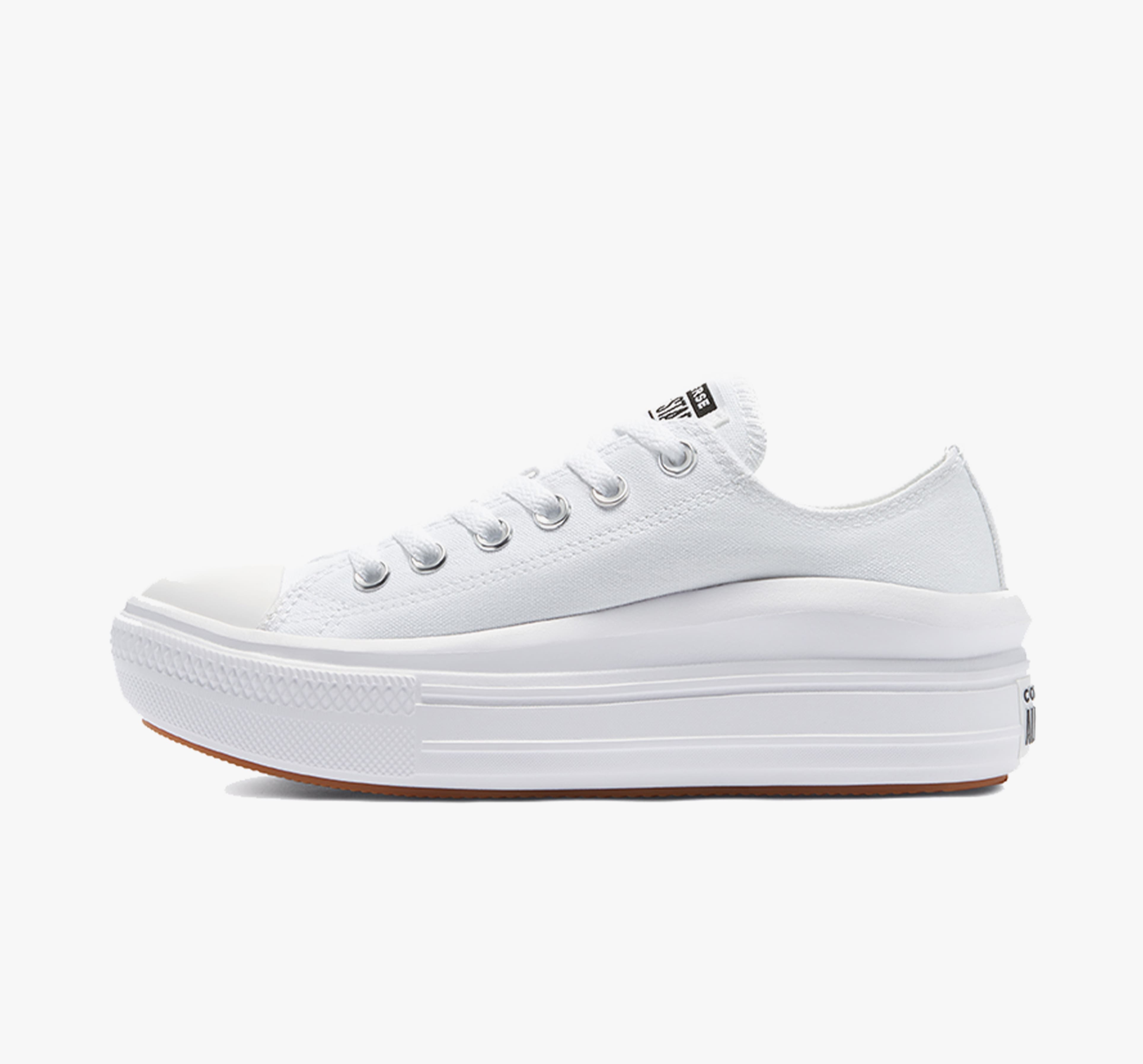 converse canvas platform shoes
