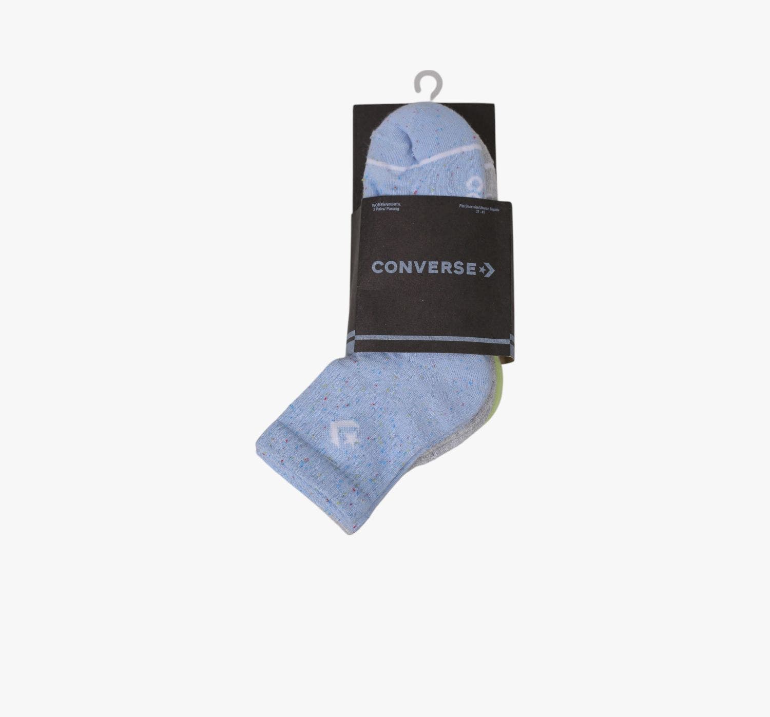 Women's Confetti Quarter Socks 3 Pairs